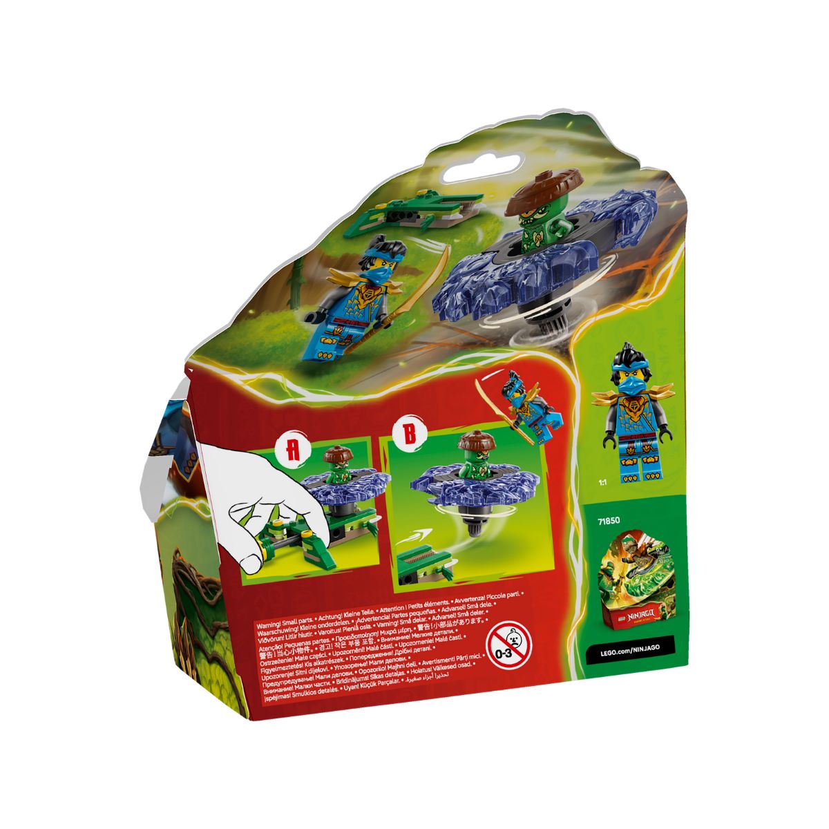 Đồ Chơi Lắp Ráp Nya Đối Đầu Quái Vật Biến Dị LEGO NINJAGO 71849 (49 chi tiết)