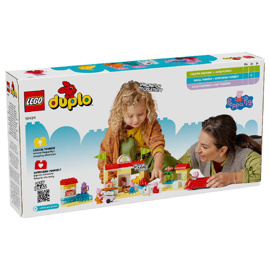 Đồ Chơi Lắp Ráp Peppa Pig Đi Siêu Thị LEGO DUPLO 10434 (70 chi tiết)