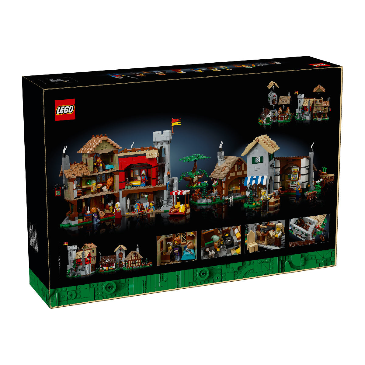 Đồ Chơi Lắp Ráp Quảng Trường Thị Trấn Thời Trung Cổ LEGO ADULTS 10332 (3304 chi tiết)