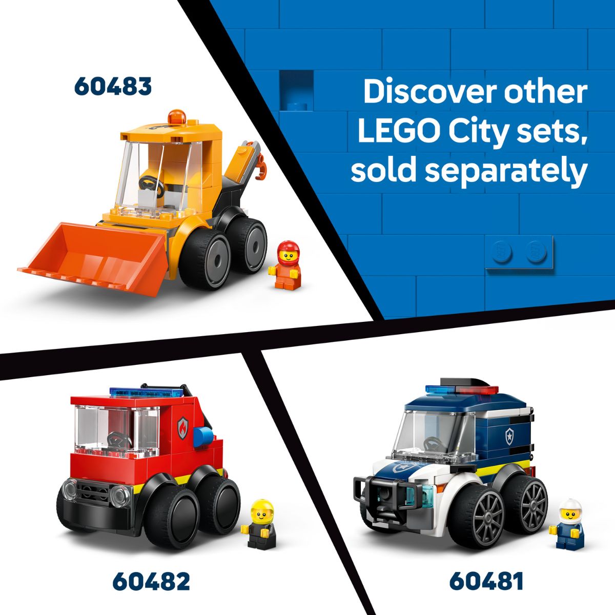 Đồ Chơi Lắp Ráp Rides - Xe Đua Phong Cách Game LEGO CITY 60484 (64 Chi Tiết)