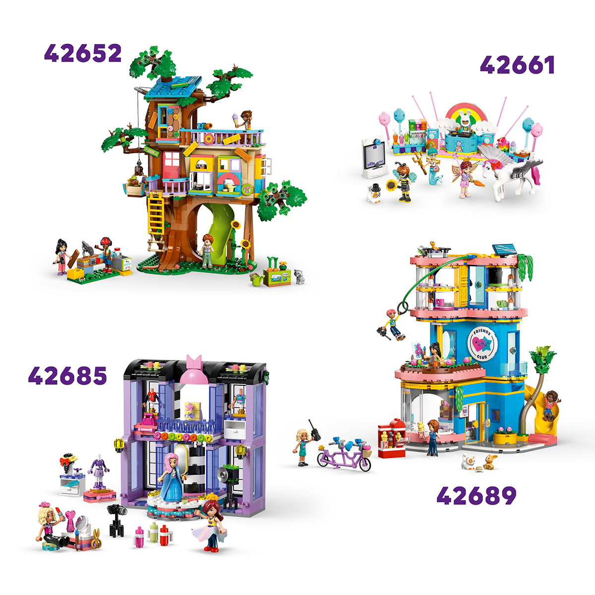 Đồ Chơi Lắp Ráp Sân Chơi Trong Nhà Vui Nhộn LEGO FRIENDS 42686 (668 chi tiết)