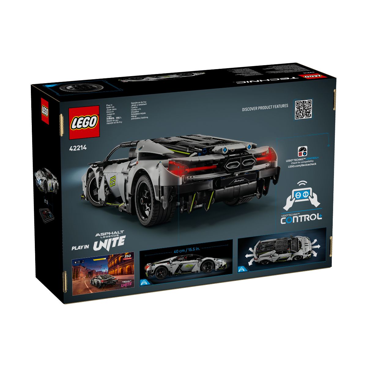 Đồ Chơi Lắp Ráp Siêu Xe Thể Thao Lamborghini Revuelto LEGO TECHNIC 42214 (1135 chi tiết)