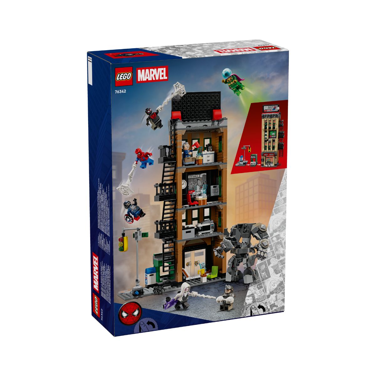 Đồ Chơi Lắp Ráp Spider-Man Và Mysterio: Tòa Soạn Daily Bugle LEGO SUPERHEROES 76342 (781 chi tiết)
