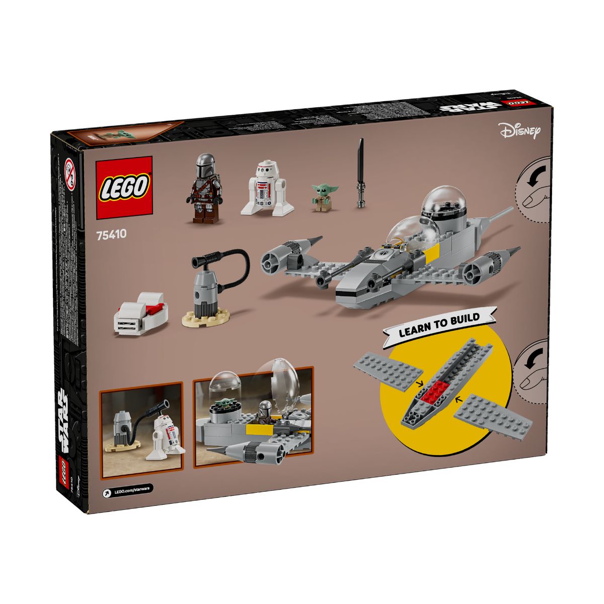 Đồ Chơi Lắp Ráp Tàu Chiến N-1 Của Mando Và Grogu LEGO STAR WARS 75410 (92 chi tiết)