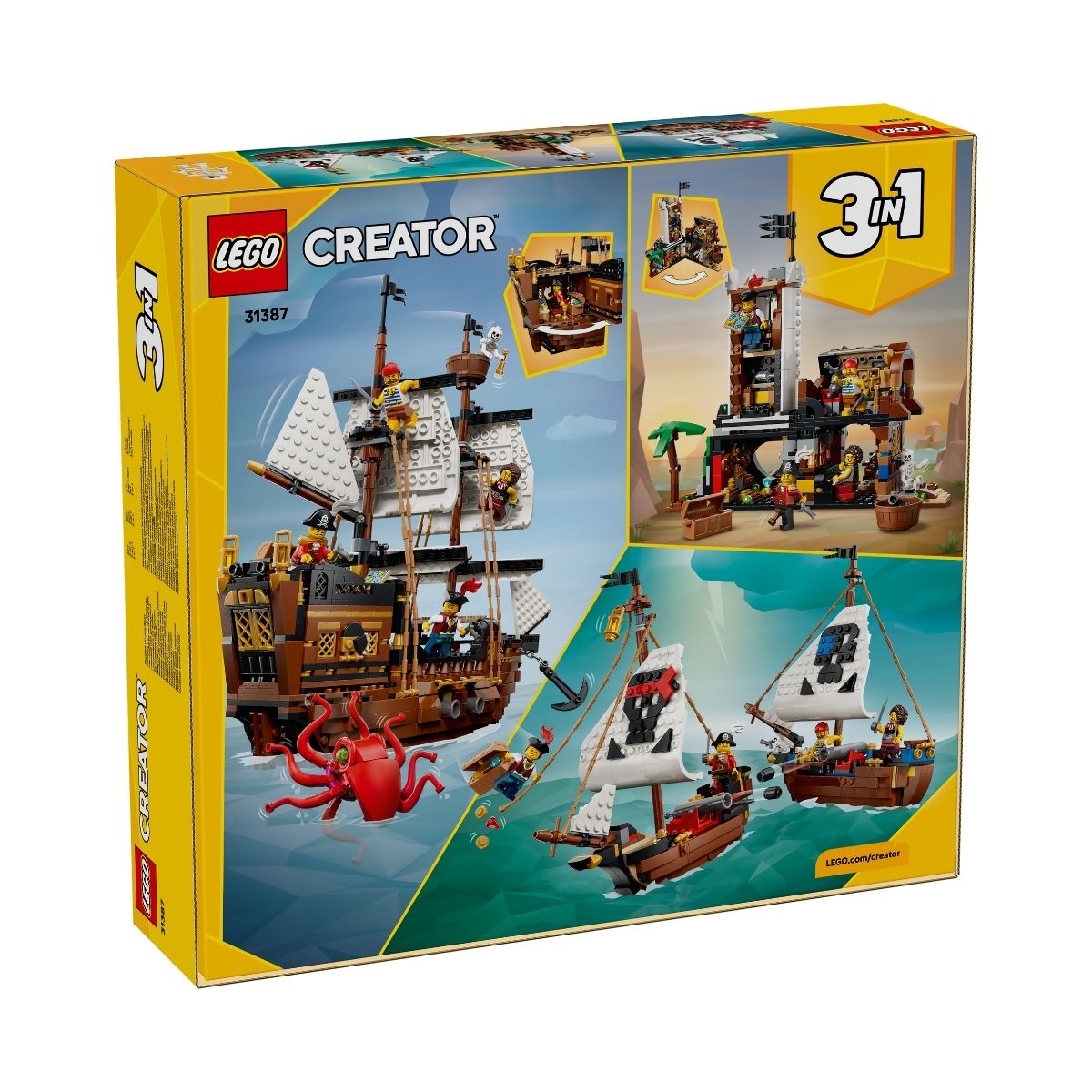 Đồ Chơi Lắp Ráp Tàu Cướp Biển LEGO CREATOR 31387 (1074 chi tiết)