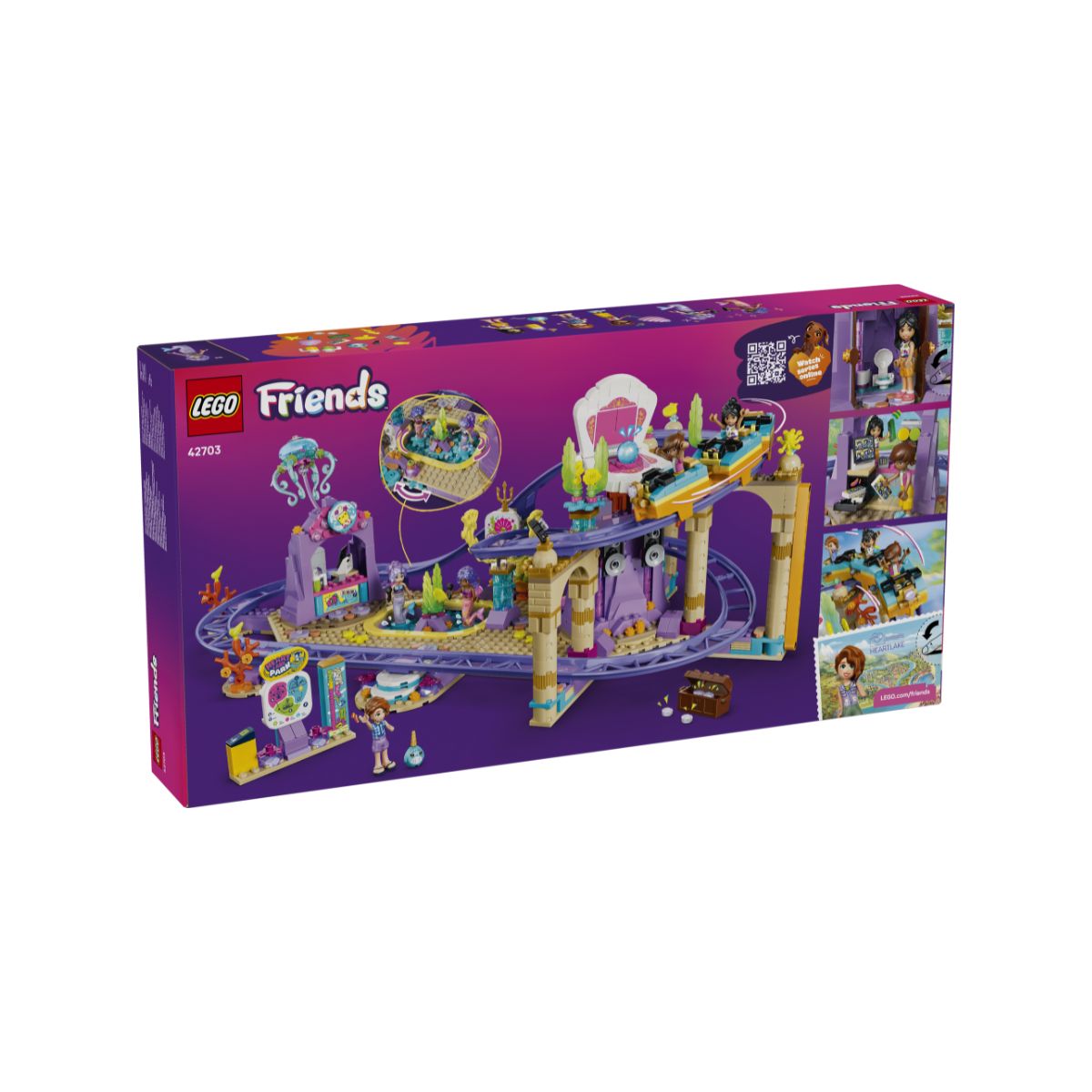 Đồ Chơi Lắp Ráp Tàu Lượn Nàng Tiên Cá LEGO FRIENDS 42703 (864 chi tiết)