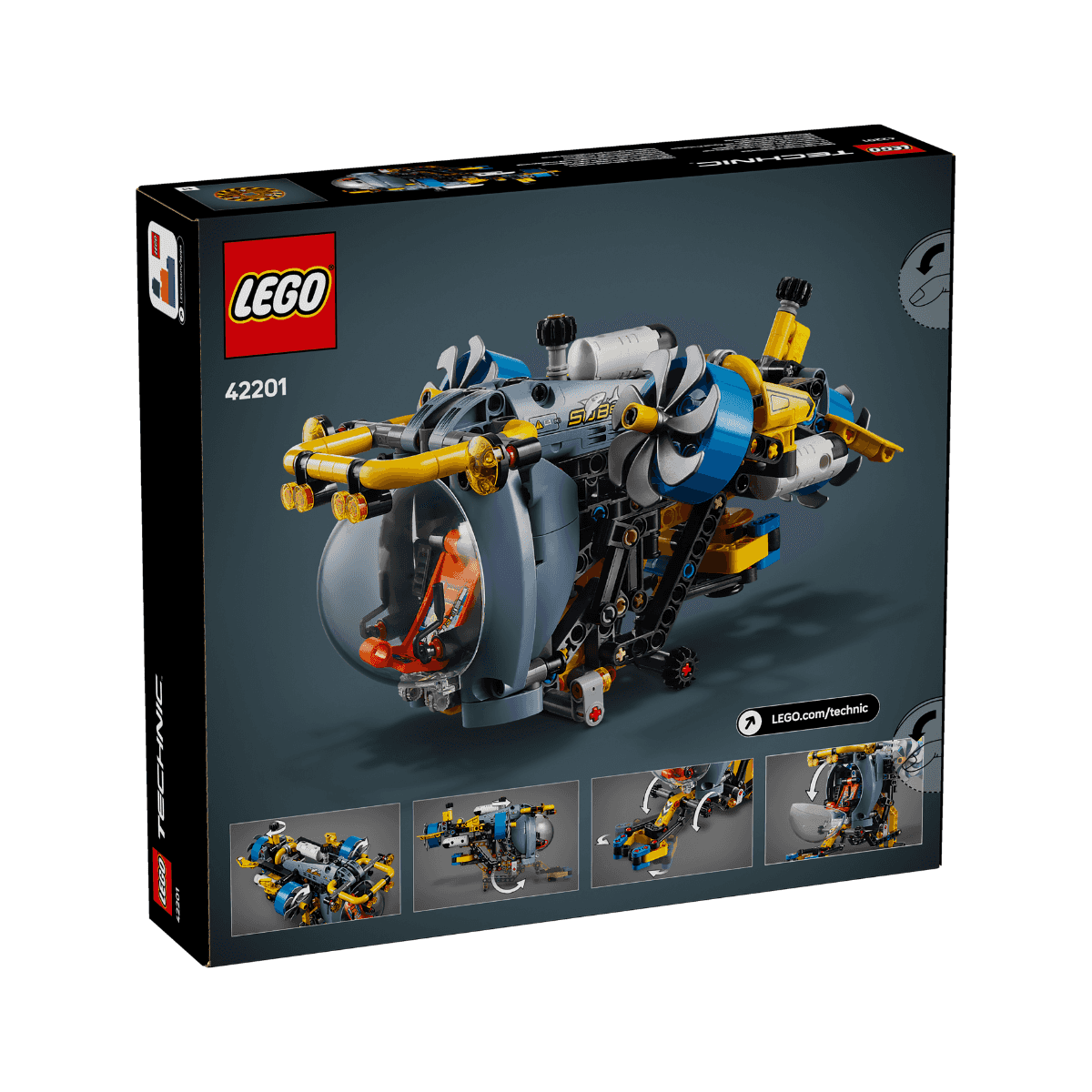 Đồ Chơi Lắp Ráp Tàu Ngầm Nghiên Cứu Biển Sâu LEGO TECHNIC 42201