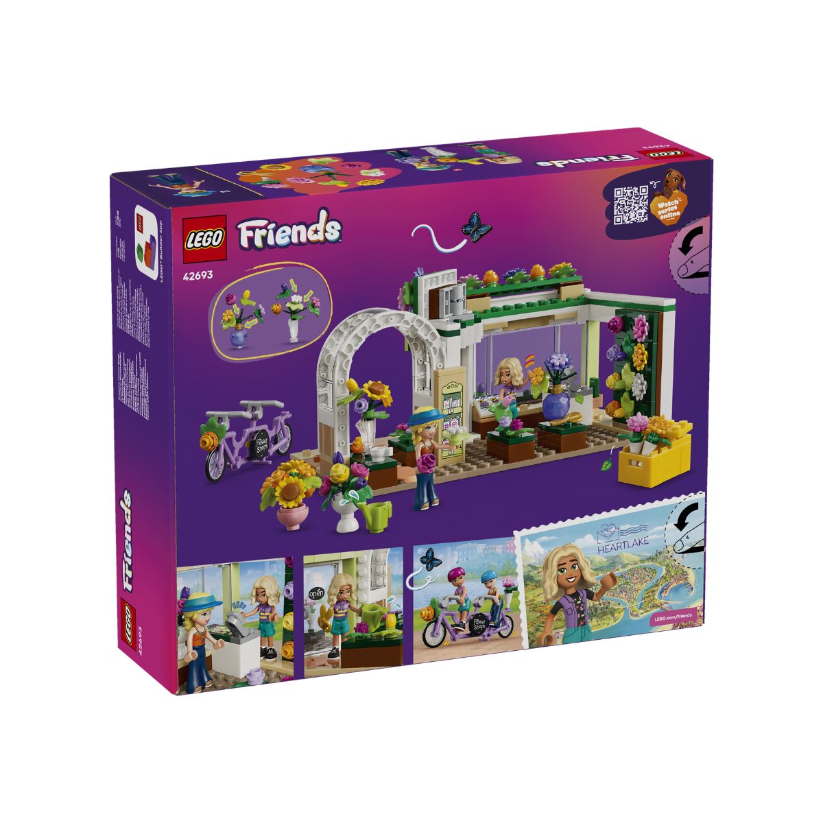 Đồ Chơi Lắp Ráp Tiệm Hoa Đầy Sắc Màu LEGO FRIENDS 42693 (377 chi tiết)