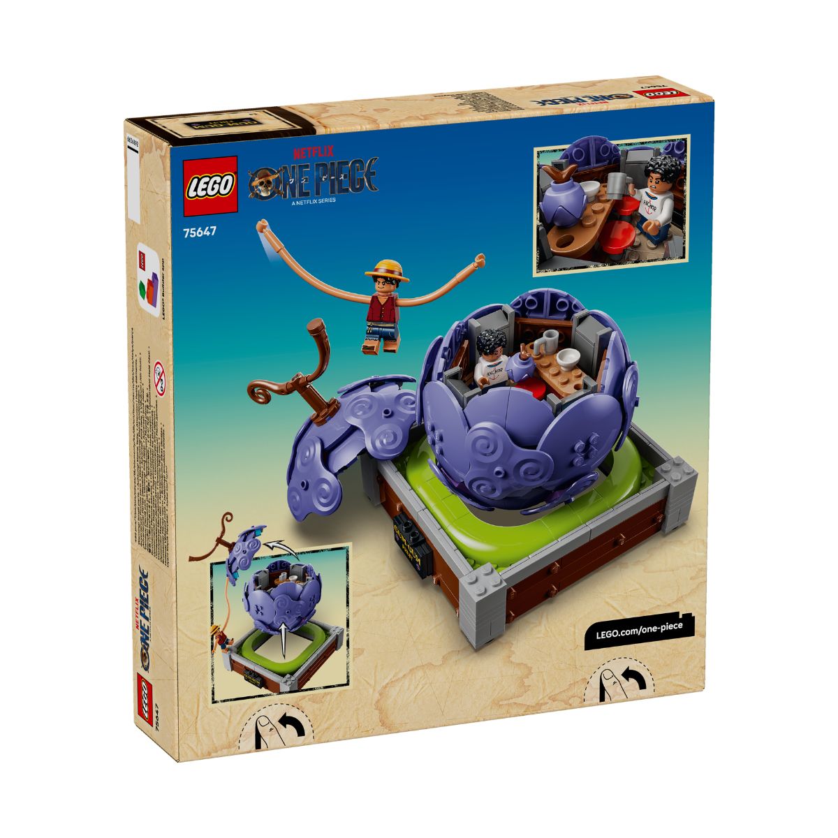 Đồ Chơi Lắp Ráp Trái Ác Quỷ Gum Gum LEGO ONE PIECE 75647 (482 Chi Tiết)