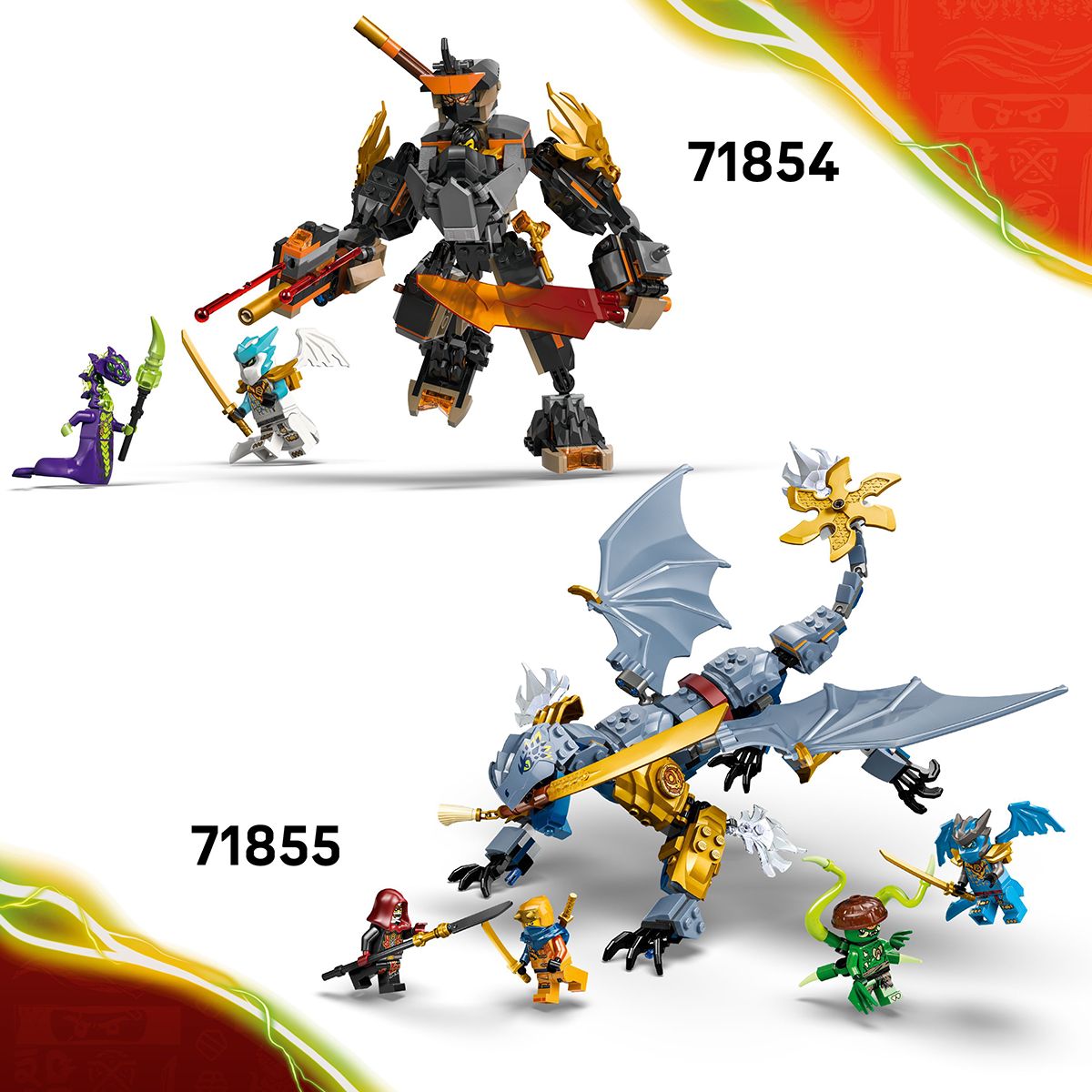 Đồ Chơi Lắp Ráp Trận Chiến Của Rồng Riyu LEGO NINJAGO 71855 (347 chi tiết)