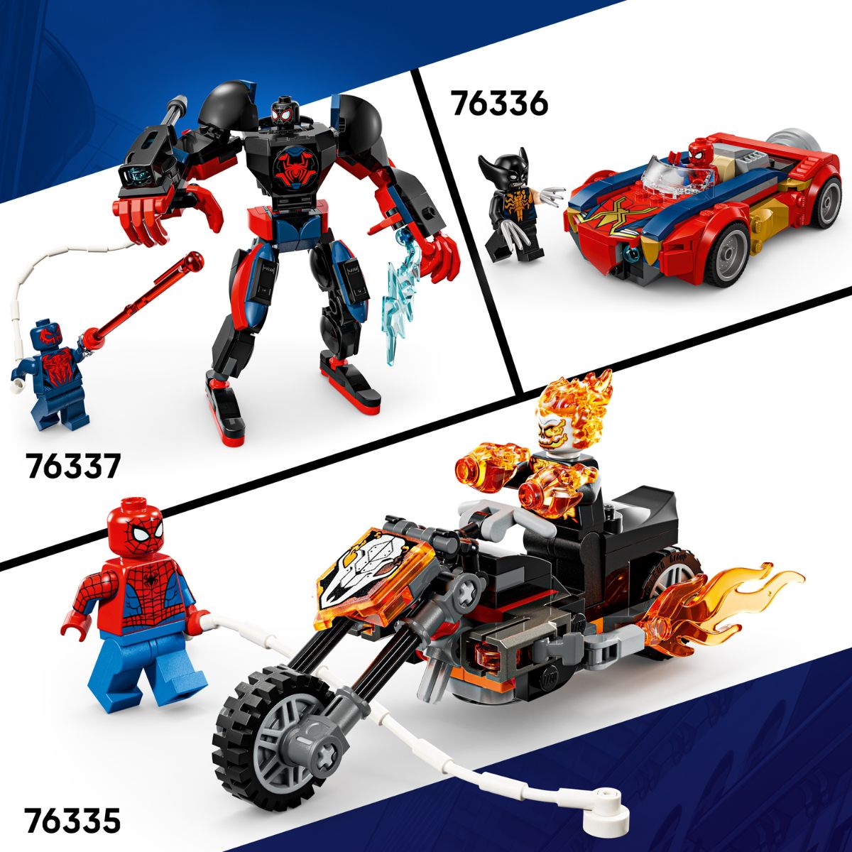 Đồ Chơi Lắp Ráp Trận Chiến Mech: Spider-Man Và Doc Ock LEGO SUPERHEROES 76338