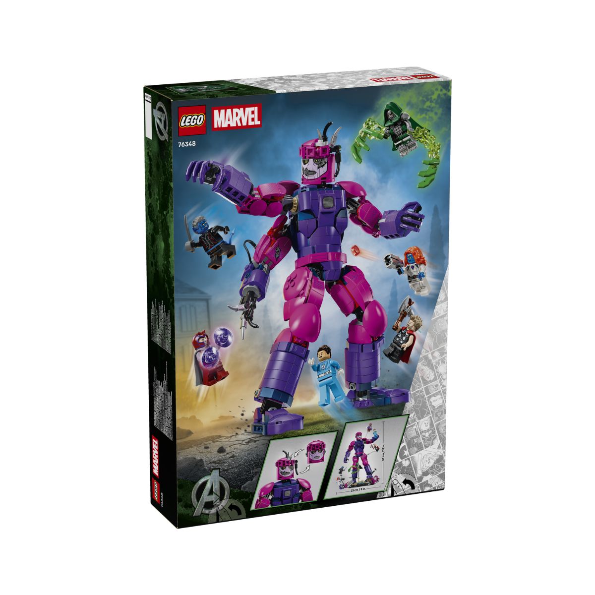 Đồ Chơi Lắp Ráp Trận chiến Sử Thi Avengers: Doomsday LEGO SUPERHEROES 76348 (846 Chi Tiết)