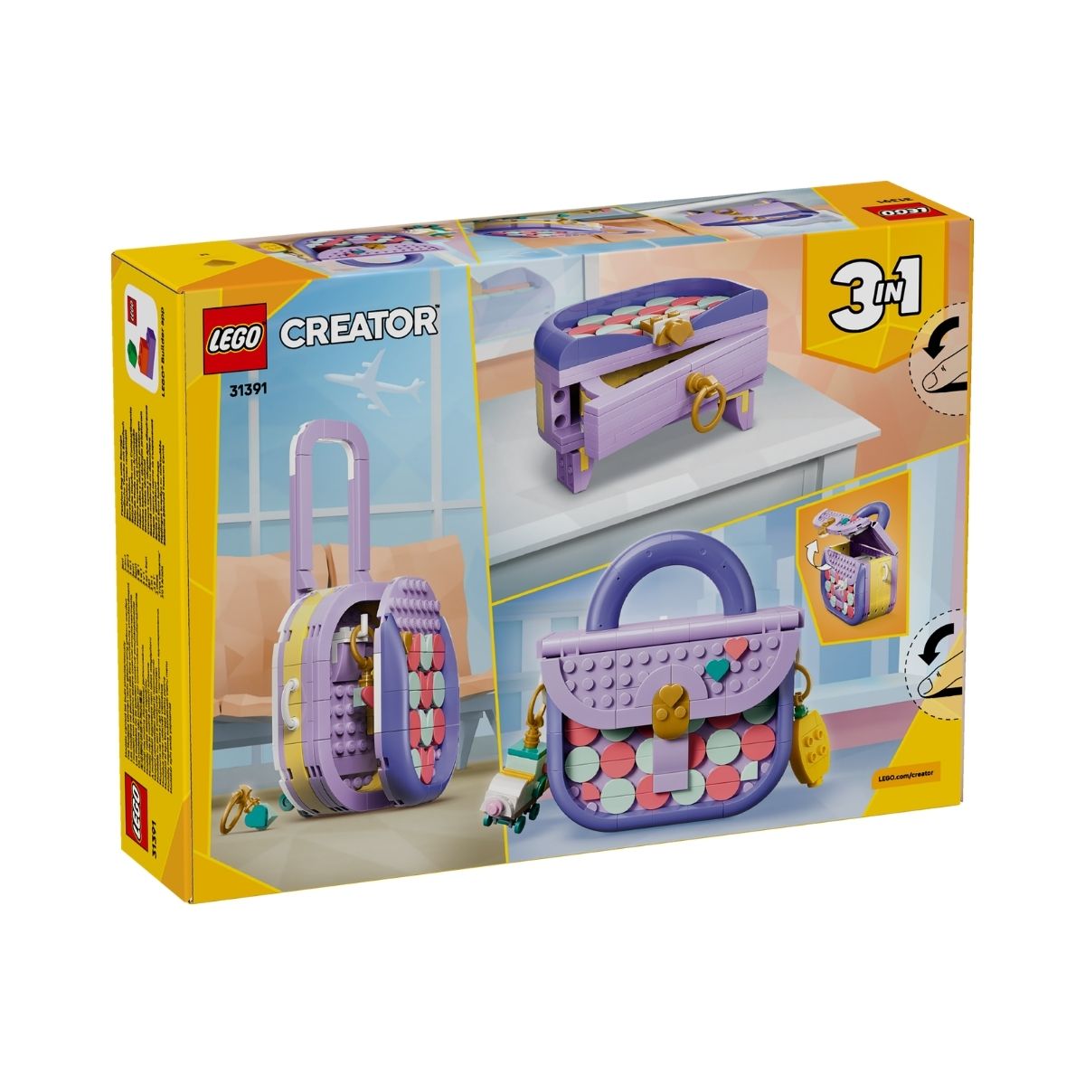 Đồ Chơi Lắp Ráp Túi Xách Thời Trang Có Ngăn Kéo LEGO CREATOR 31391 (272 chi tiết)