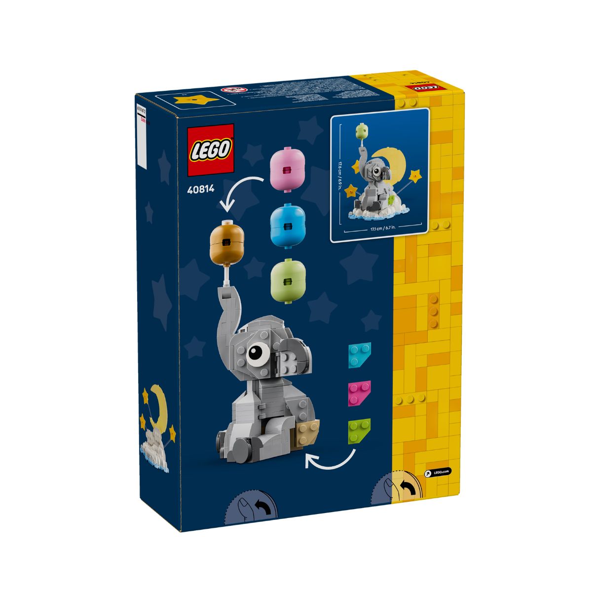 Đồ Chơi Lắp Ráp Voi Con Khám Phá Bầu Trời LEGO SEASONS AND OCCASIONS 40814 (402 chi tiết)