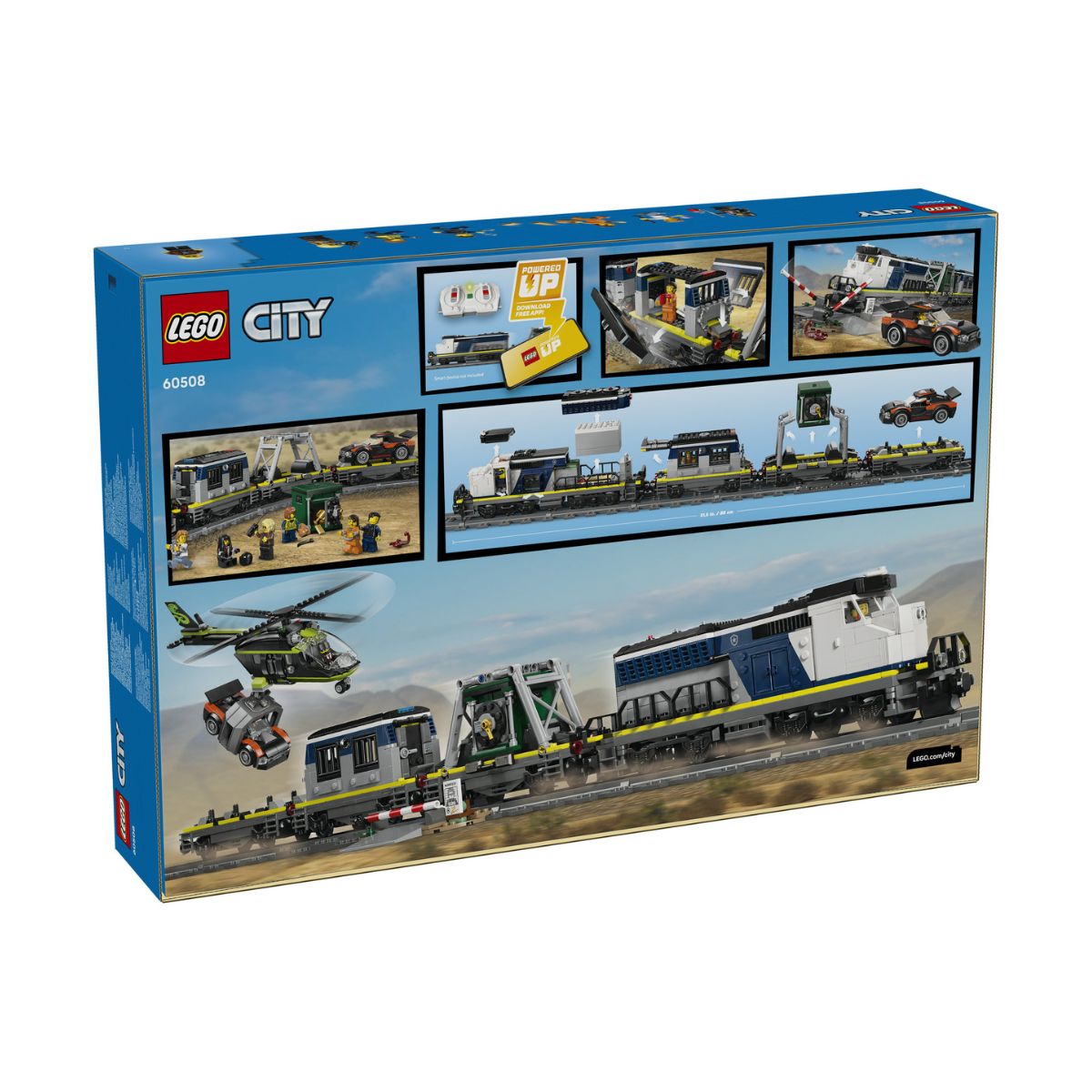 Đồ Chơi Lắp Ráp Vụ Cướp Tàu Hỏa Cảnh Sát LEGO CITY 60508 (1313 Chi Tiết)