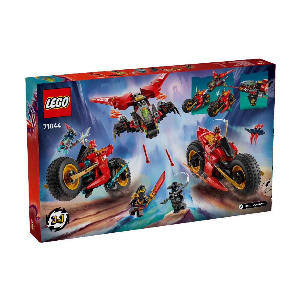 Đồ Chơi Lắp Ráp Xe Chiến Đấu Ninja Siêu Tốc LEGO NINJAGO 71844 (561 chi tiết)
