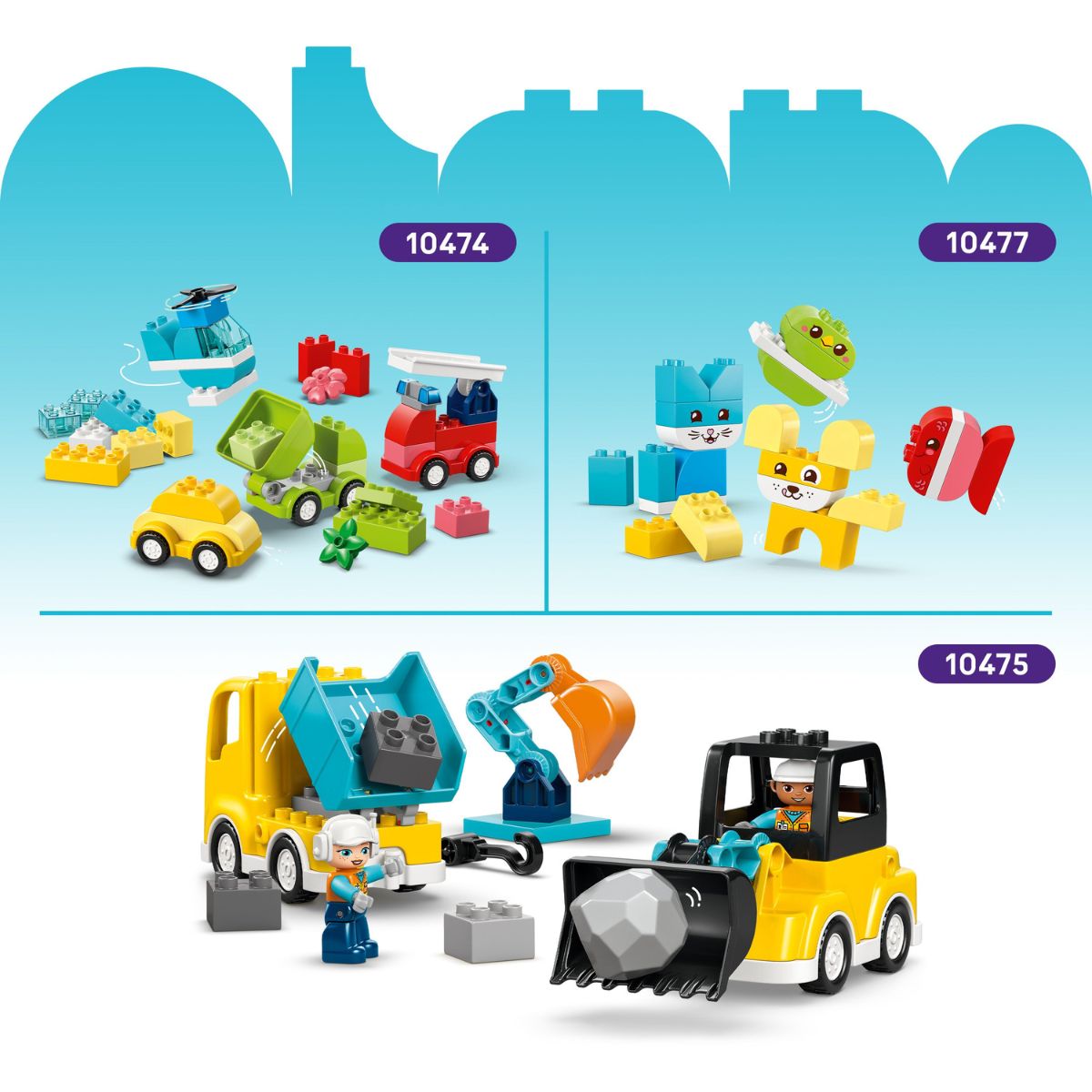Đồ Chơi Lắp Ráp Xe Cứu Hỏa Kèm Vòi Phun Nước Và Lính Cứu Hỏa LEGO DUPLO 10473 (28 chi tiết)