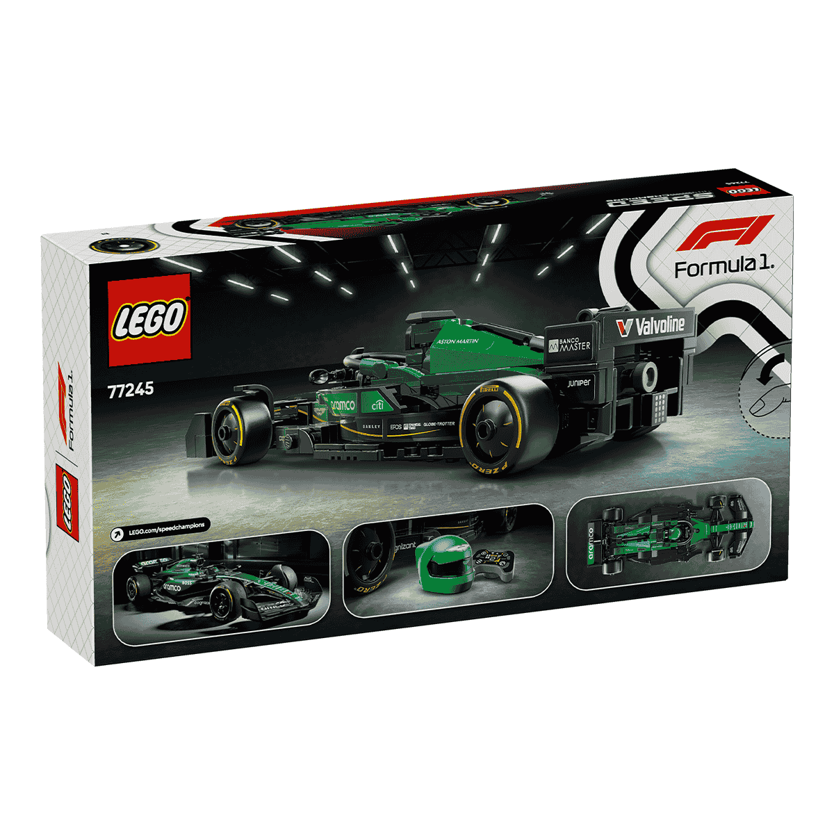 Đồ Chơi Lắp Ráp Xe Đua Aston Martin Aramco F1 - Amr24 LEGO SPEED CHAMPIONS 77245 (269 chi tiết)