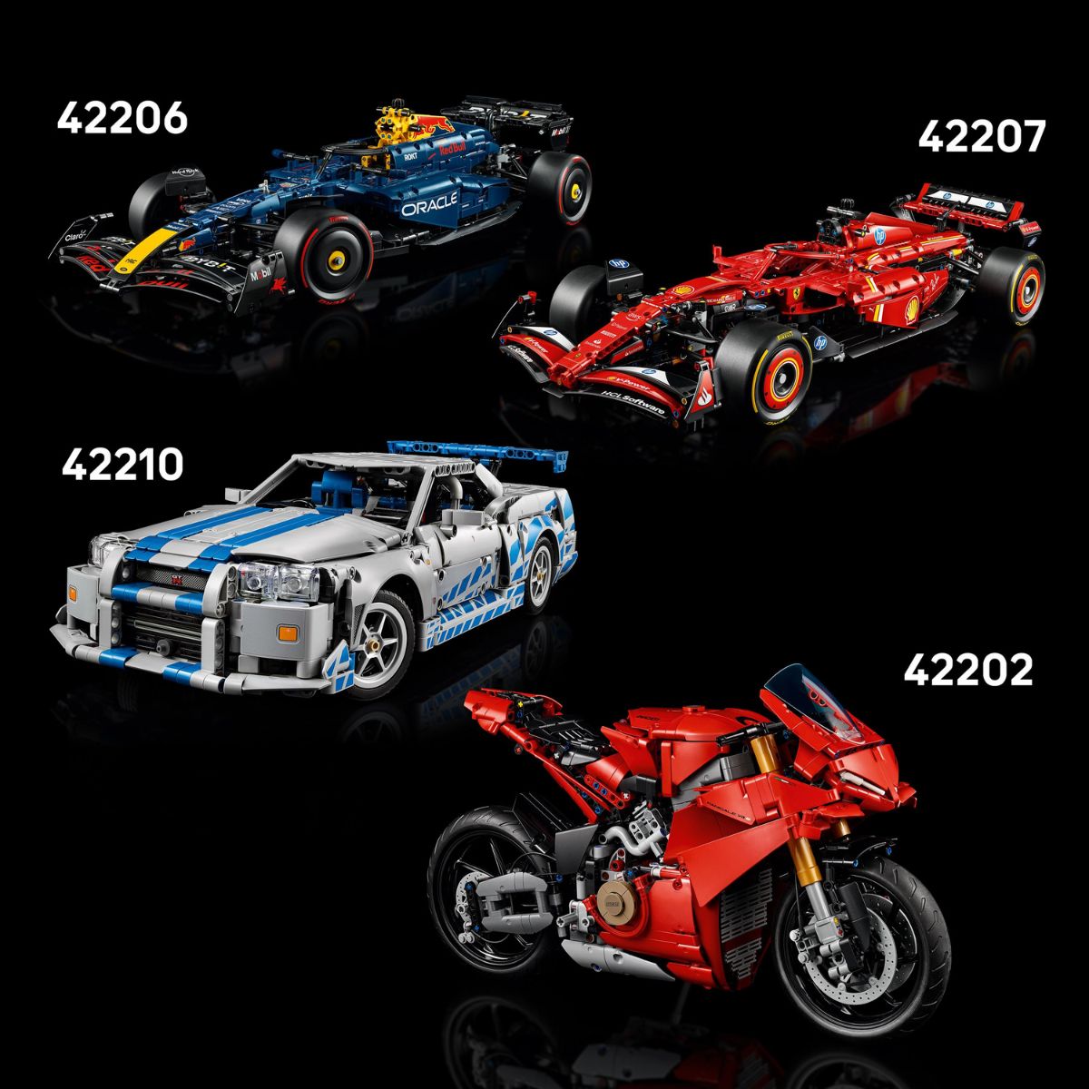 Đồ Chơi Lắp Ráp Xe Đua Ford GT40 MKII 1966 LEGO TECHNIC 42223 (793 chi tiết)