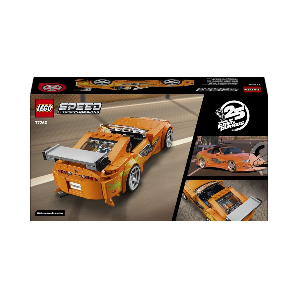 Đồ Chơi Lắp Ráp Xe Toyota Supra MK – Fast & Furious LEGO SPEED CHAMPIONS 77260 (292 chi tiết)