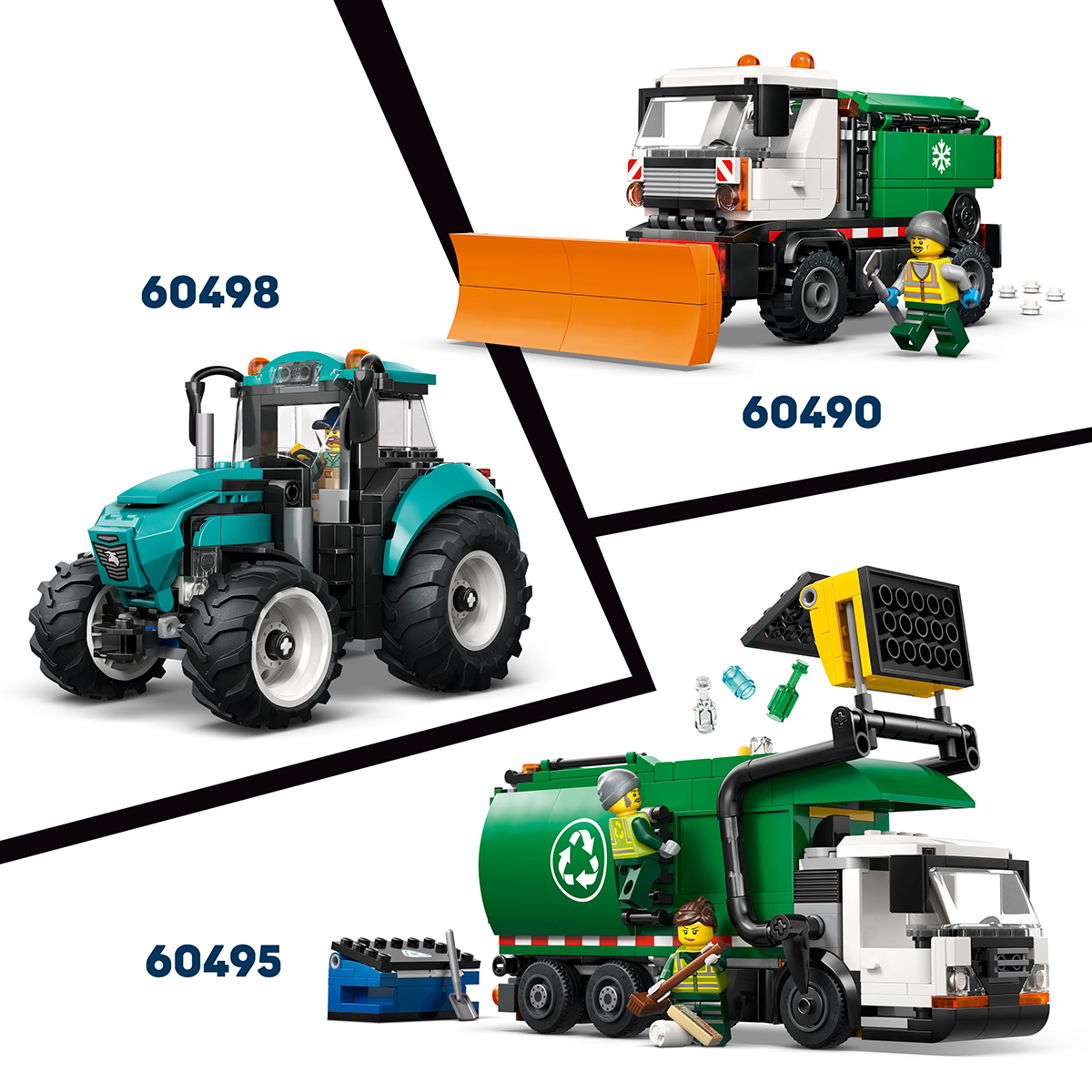 Đồ Chơi Lắp Ráp Xe Trộn Xi Măng LEGO CITY 60478 (371 chi tiết)