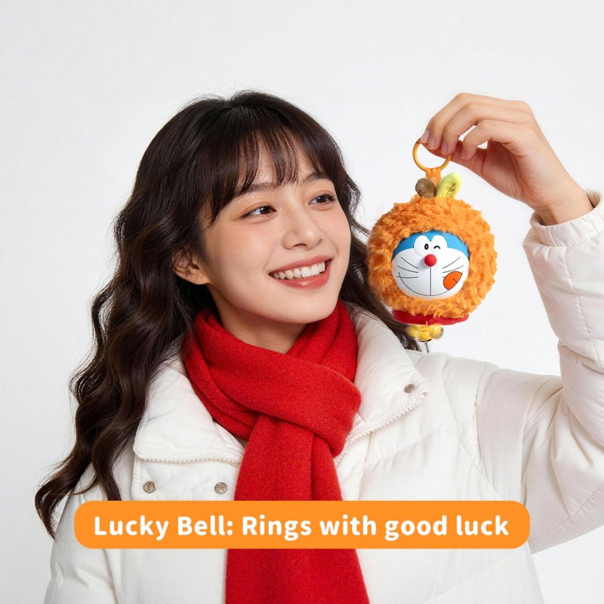 Đồ Chơi Mô Hình Doraemon Plush Earphone Bag - Great Luck & Fortune ART TOY LIFESTYLE RST10922