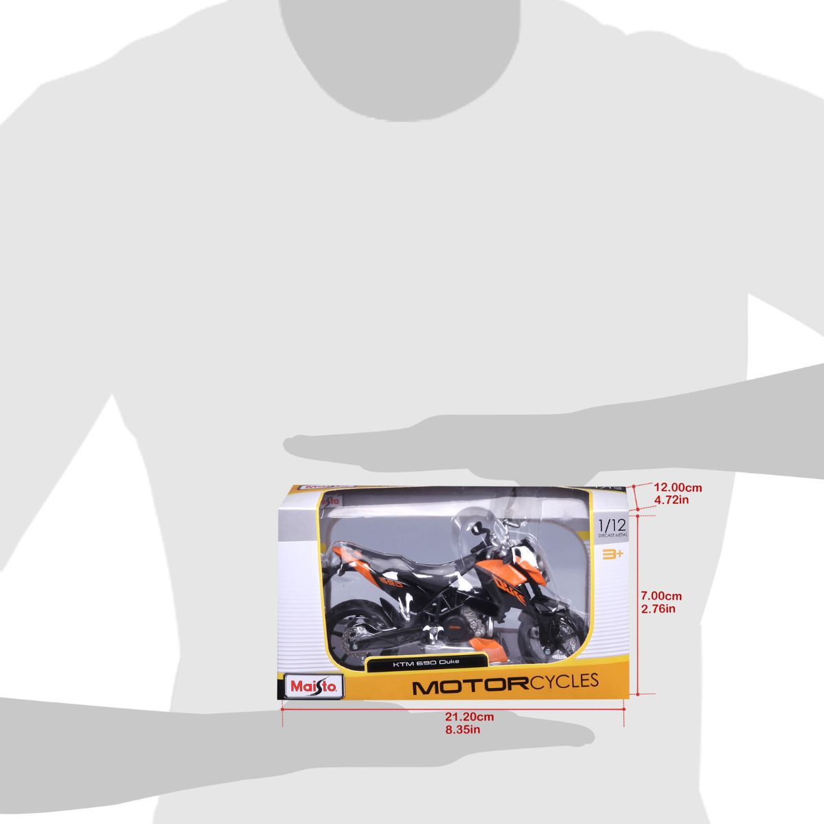 Đồ Chơi Mô Hình Xe Mô Tô 1:12 Dòng KTM 690 Duke MAITSO 9265/MT31101