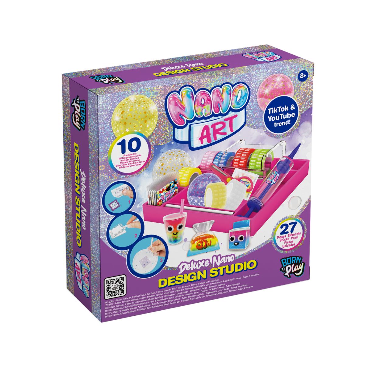 Đồ Chơi Set Làm Bong Bóng Lớn NANO ART 238129-6L