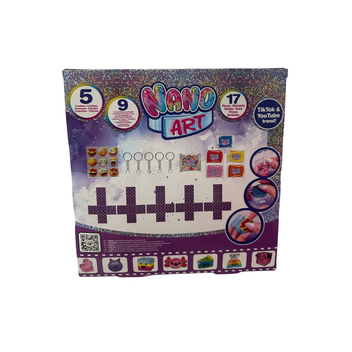 Đồ Chơi - Set Móc Khoá Cảm Xúc NANO ART 238145-6L