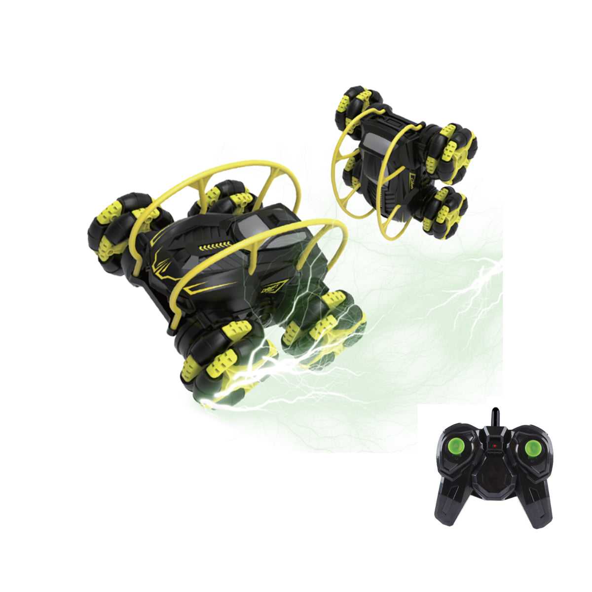 Đồ Chơi Siêu Xe Biểu Diễn Storm Rush Điều Khiển Từ Xa (Vàng) VECTO VT619