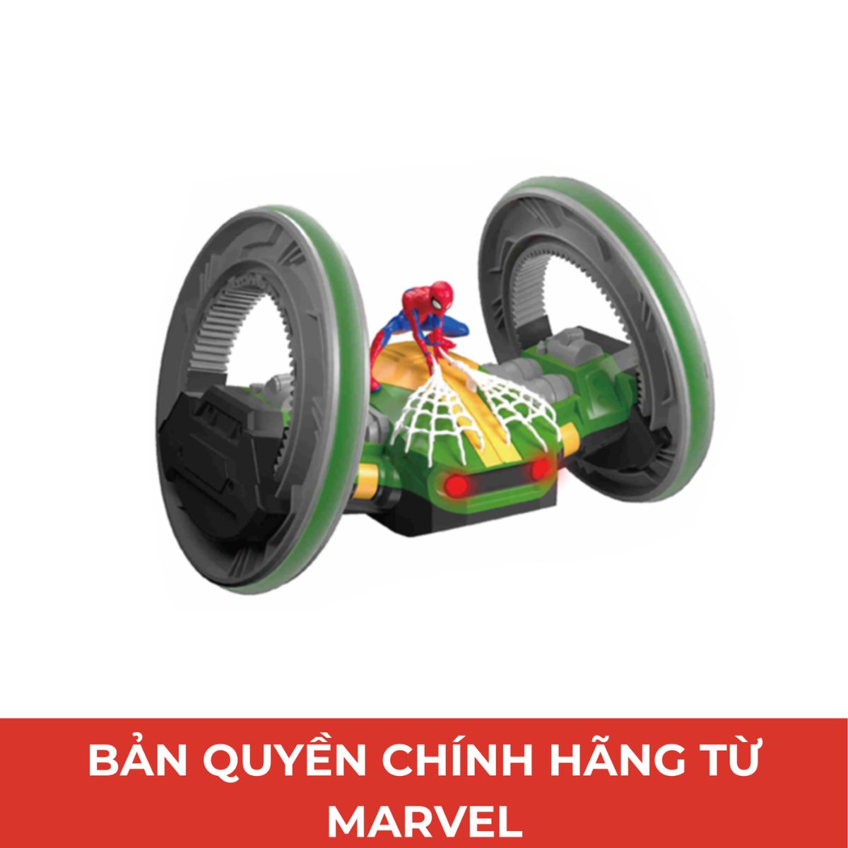 Đồ Chơi Siêu Xe Marvel Spider Man Nhào Lộn Điều Khiển Từ Xa VECTO MM60601