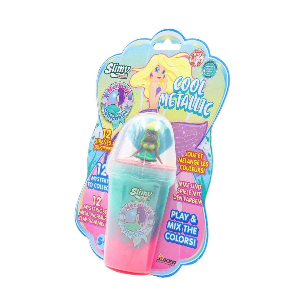 Đồ Chơi Slime Nàng Tiên Cá Hồng Xanh Da Trời SLIMY 33914A