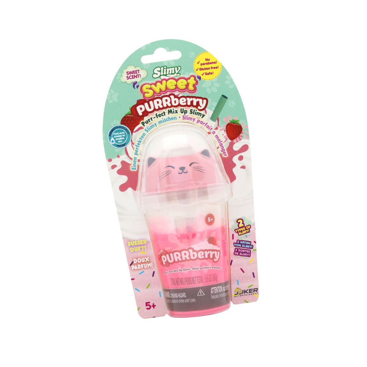 Đồ Chơi Slime Cà Phê Kitty Purrberry Đáng Yêu Màu Hồng SLIMY 33520A