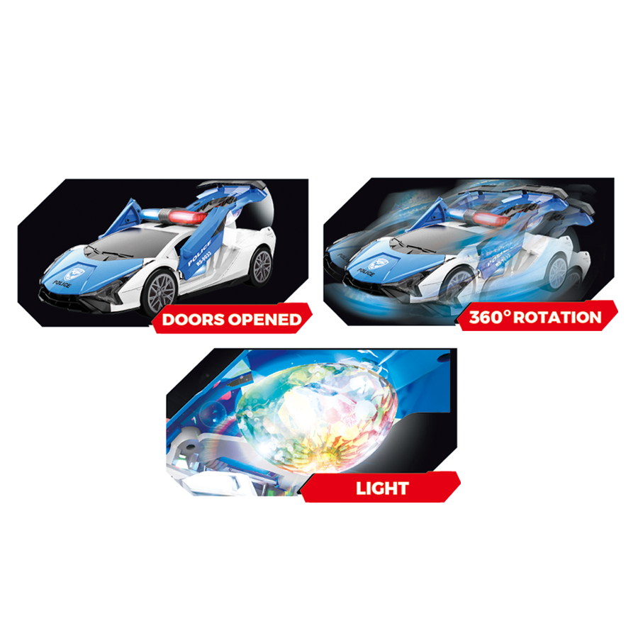 Đồ Chơi Xe Cảnh Sát Tự Động VECTO VT9033CK