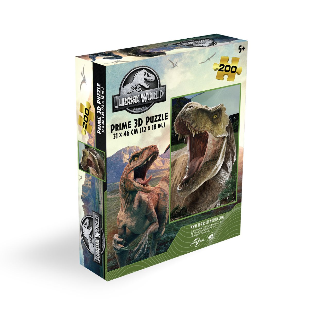 Đồ Chơi Xếp Hình 3D Universal-Jurassic T-Rex 200 Miếng ART PUZZLES 33291