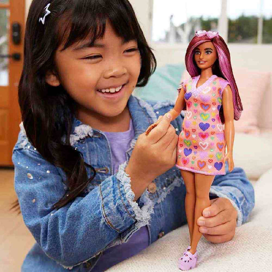 Búp bê thời trang - Heart-Print Sweater BARBIE FBR37