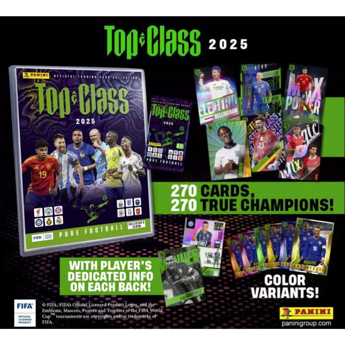 Hộp Thẻ Hình FiFa Top Class 2025 PANINI 8051708024043