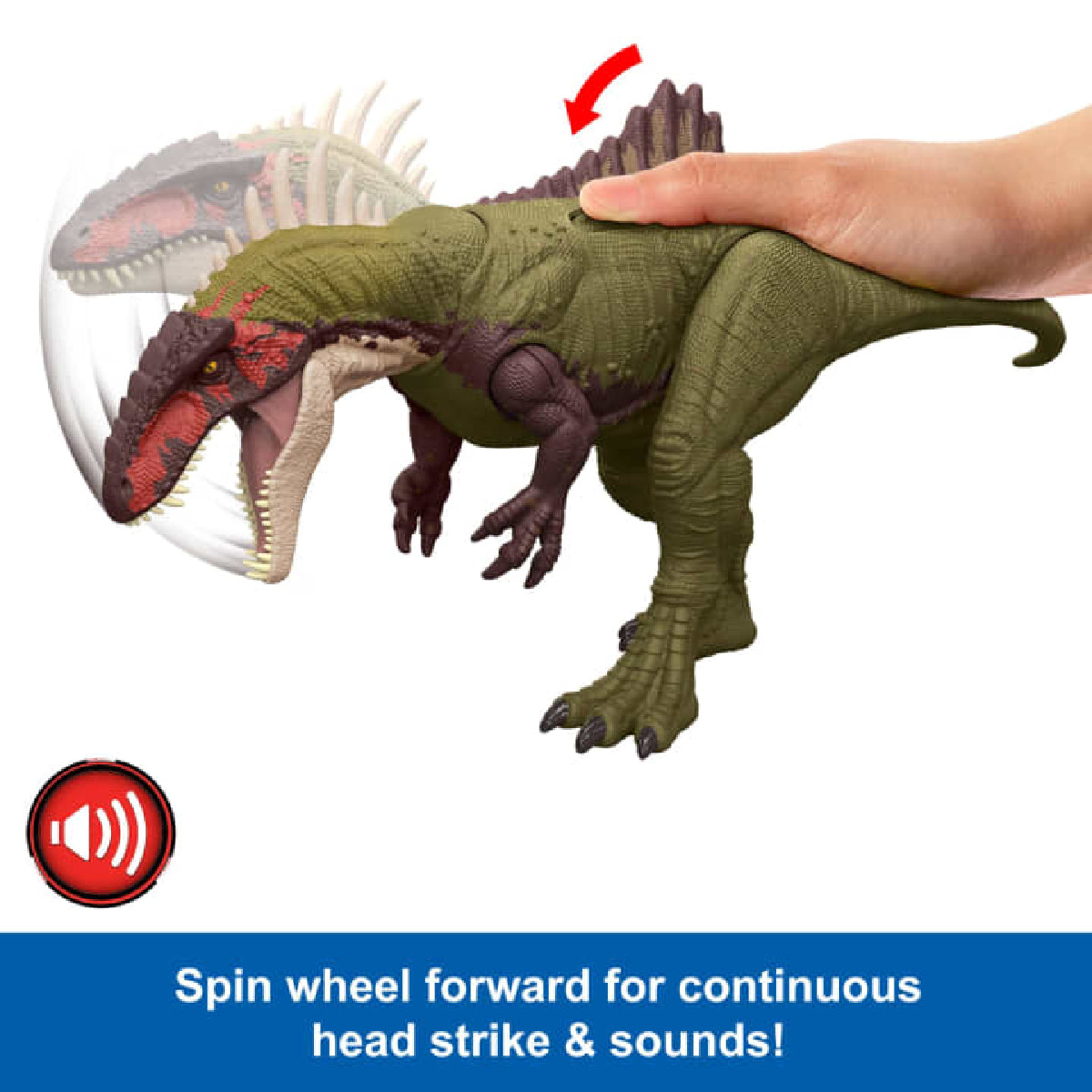 Đồ Chơi Khủng Long BECKLESPINAX Có Âm Thanh Jurassic World Mattel HXF52