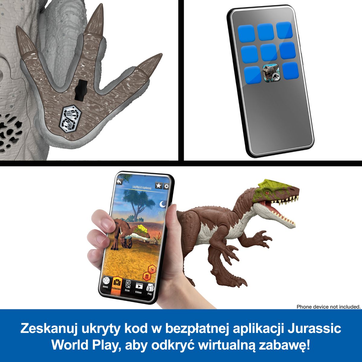 Đồ Chơi Mô Hình Saga Khủng Long Có Âm Thanh Aucasaurus JURASSIC WORLD MATTEL JGB87