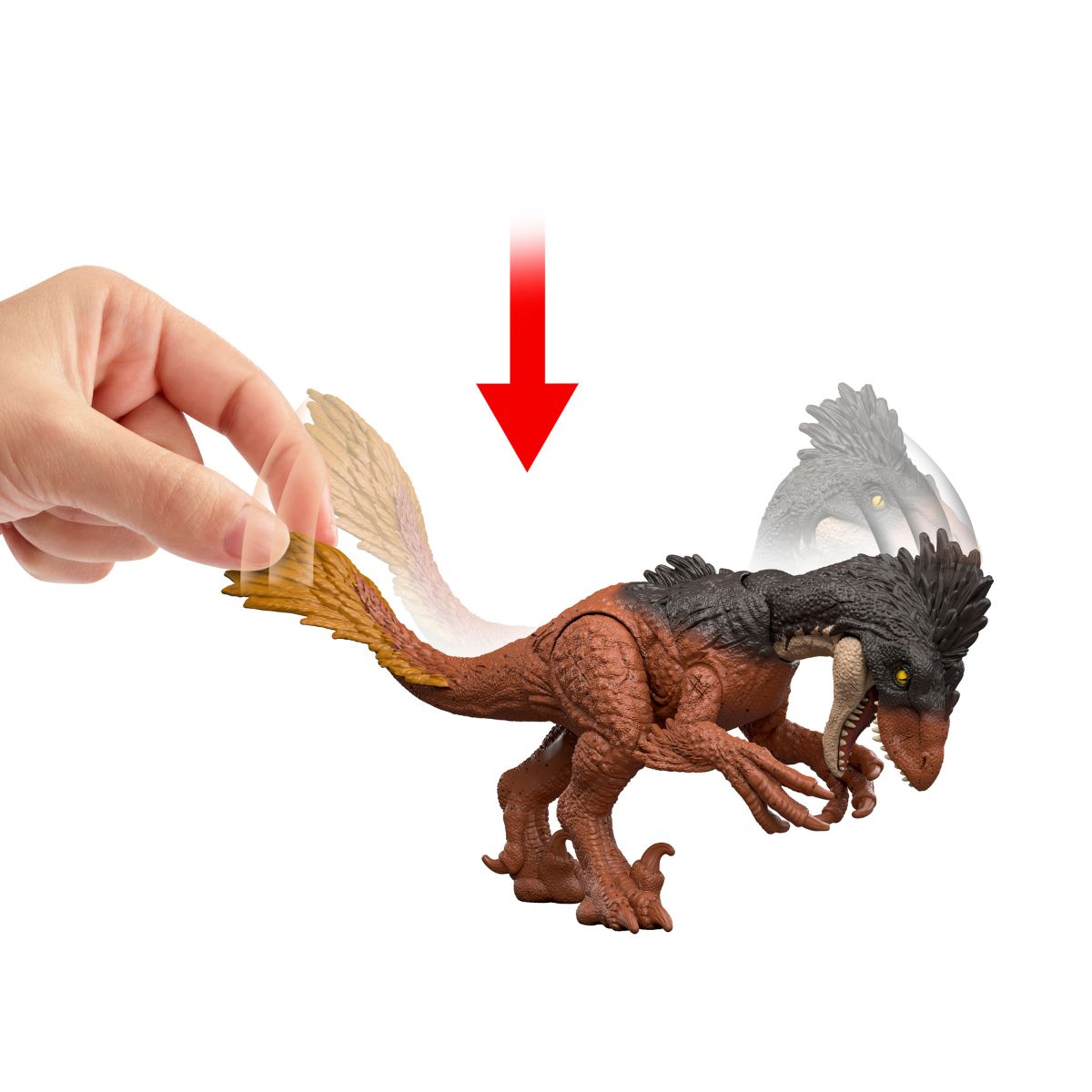 Đồ Chơi Mô Hình Saga Khủng Long Tấn Công Achillobator JURASSIC WORLD MATTEL JGB78/JGB77