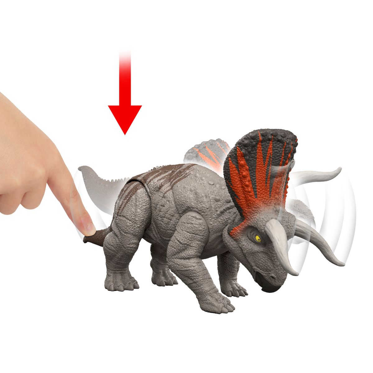 Đồ Chơi Mô Hình Saga Khủng Long Tấn Công Zuniceratops JURASSIC WORLD MATTEL JGB79/JGB77