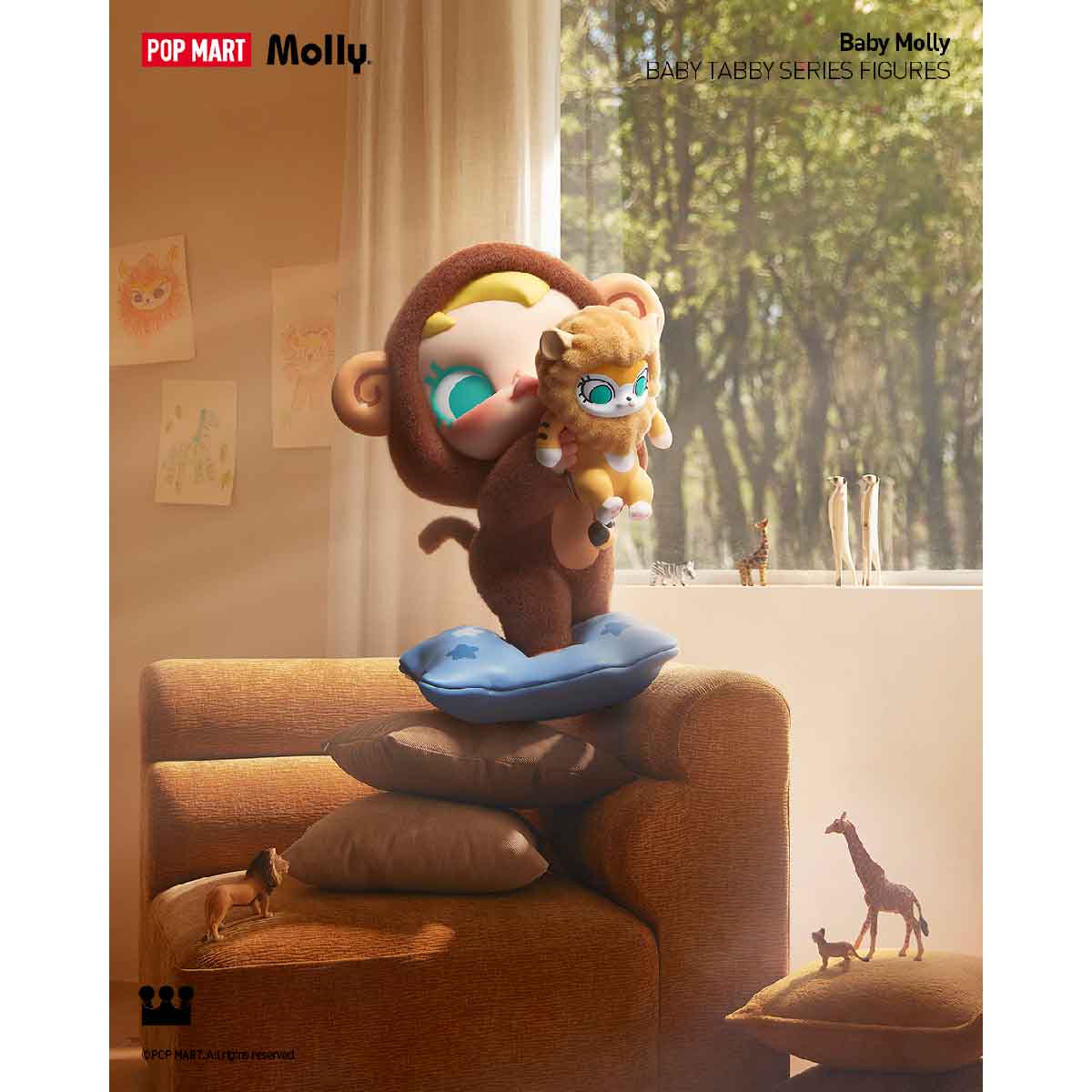 Mô Hình Baby Molly & Baby Tabby Series Figures POP MART 6931571082925