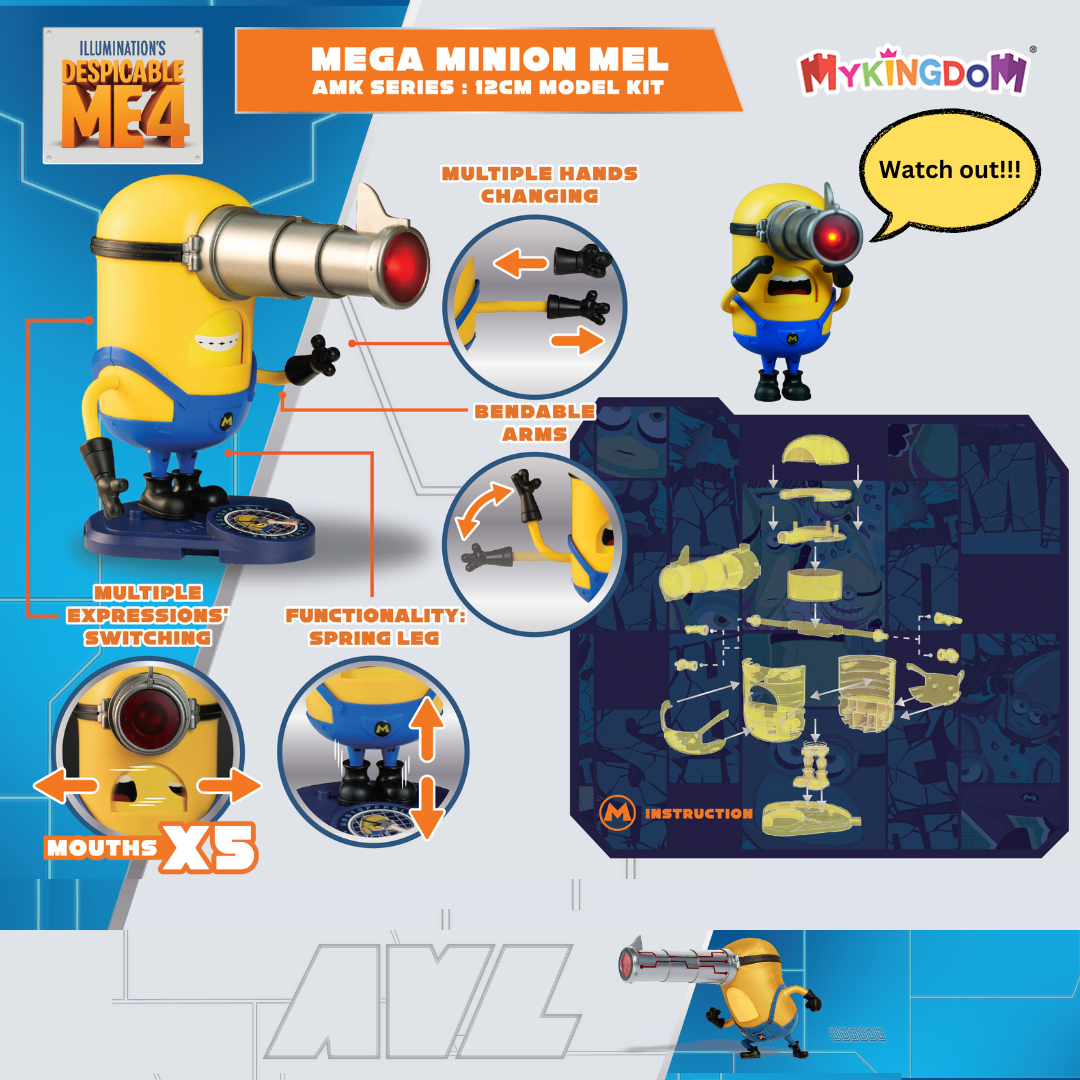 Mô Hình Lắp Ráp Mega Minions Mel Minions YPAMKDM4SM