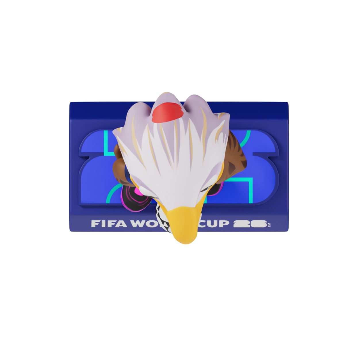 Đồ Chơi Mô Hình Linh Vật World Cup 2026 - Clutch Mỹ 9cm SEASONAL COLLECTION HNSS-WC26-PB9-U001b