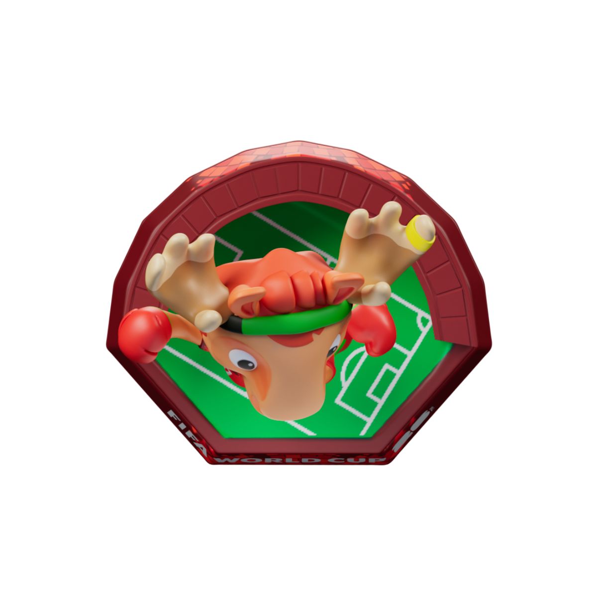 Đồ Chơi Mô Hình Linh Vật World Cup 2026 - Maple Canada 6cm SEASONAL COLLECTION HNSS-WC26-PS6-C001b