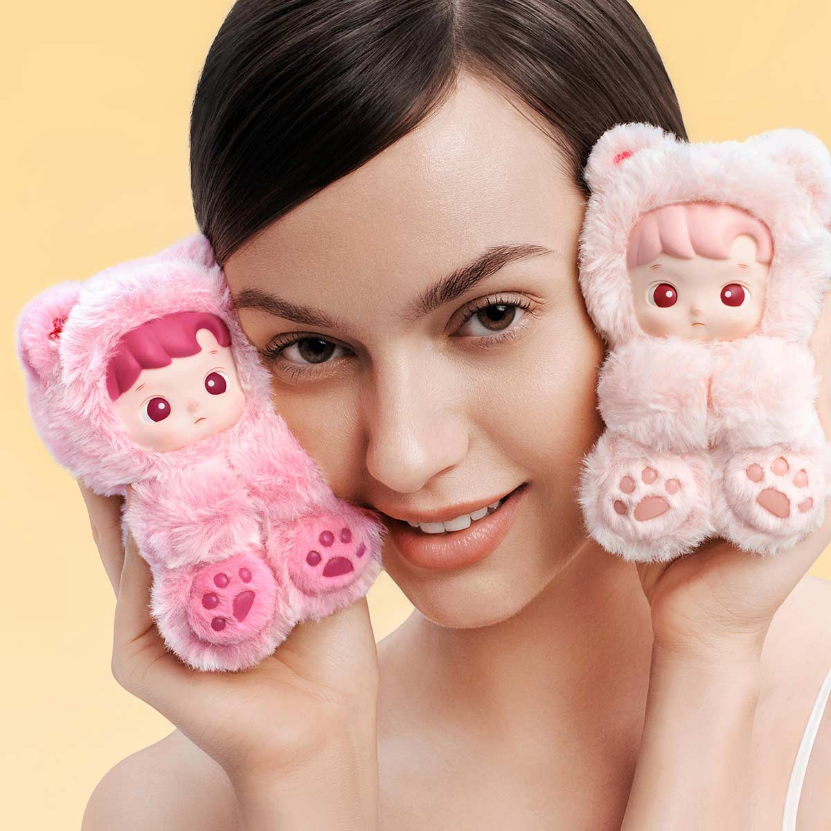 Móc Khóa Hacipupu Gummy Bear Series-Vinyl Plush Pendant POP MART 6931571074746