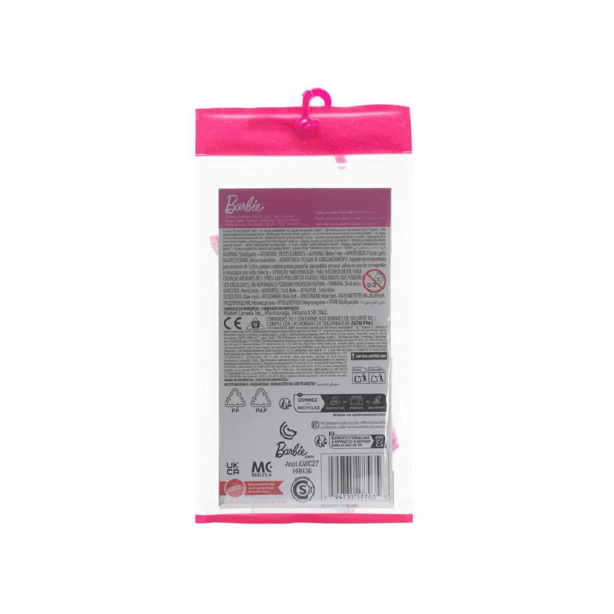 Phụ Kiện Búp Bê Thời Trang Của Barbie - Sang Trọng Quý Phái BARBIE GWC27