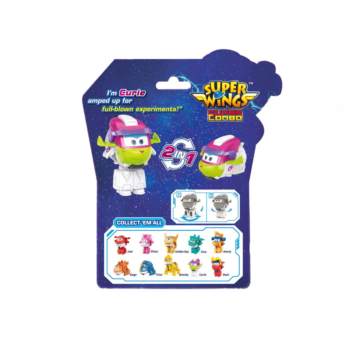 Đồ Chơi Robot Biến Hình Cỡ Nhỏ Curie Khoa Học SUPERWINGS YW790044