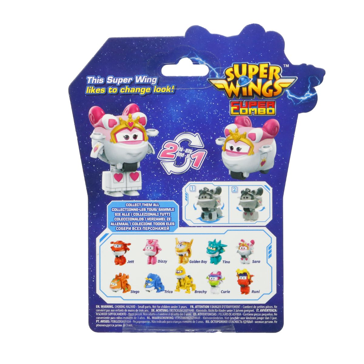 Đồ Chơi Robot Biến Hình Cỡ Nhỏ Sara Hoàng Gia SUPERWINGS EU790046