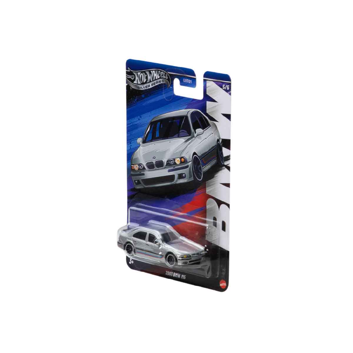 Đồ Chơi Mô Hình Siêu Xe Celebrations 2001 BMW M5 E39 HOT WHEELS JBY58/GRT01
